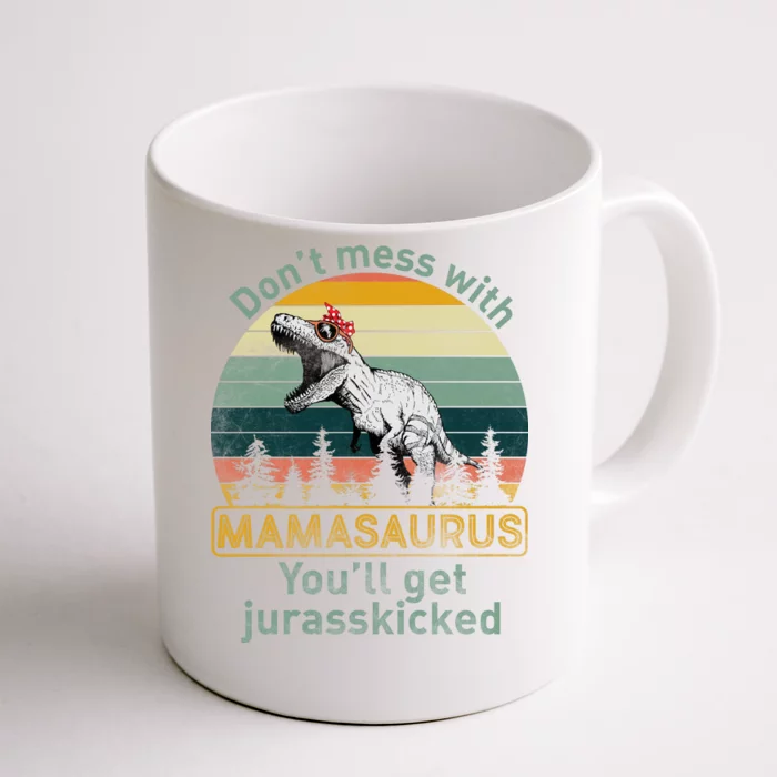 Don't Mess With Mamasaurus Custom Photo Mug