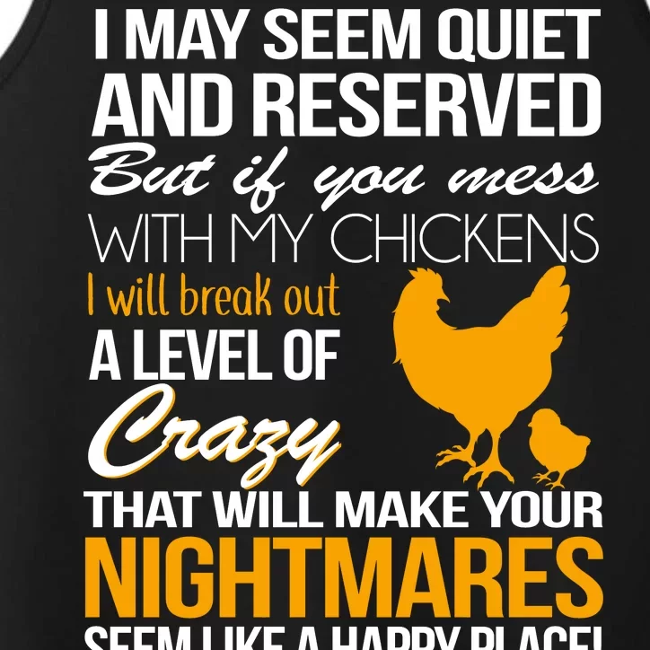 Don't Mess With My Chickens Performance Tank