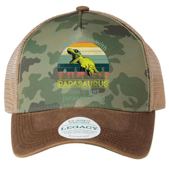 Don't Mess With Papasaurus Legacy Tie Dye Trucker Hat