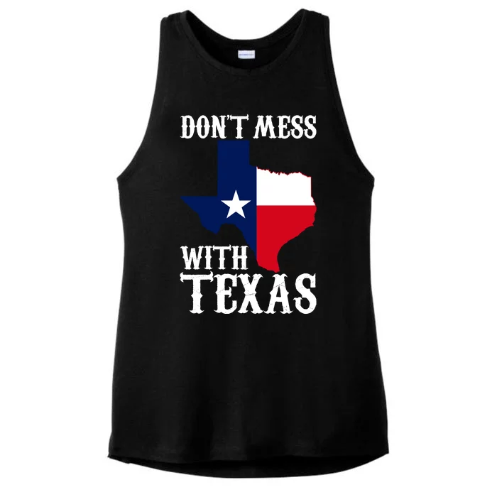 Don't Mess With Texas Ladies Tri-Blend Wicking Tank