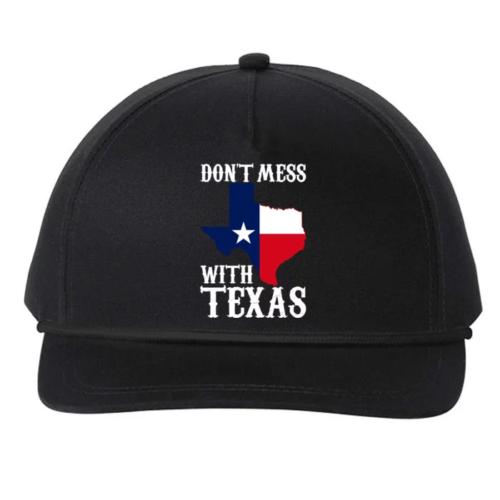 Don't Mess With Texas Snapback Five-Panel Rope Hat