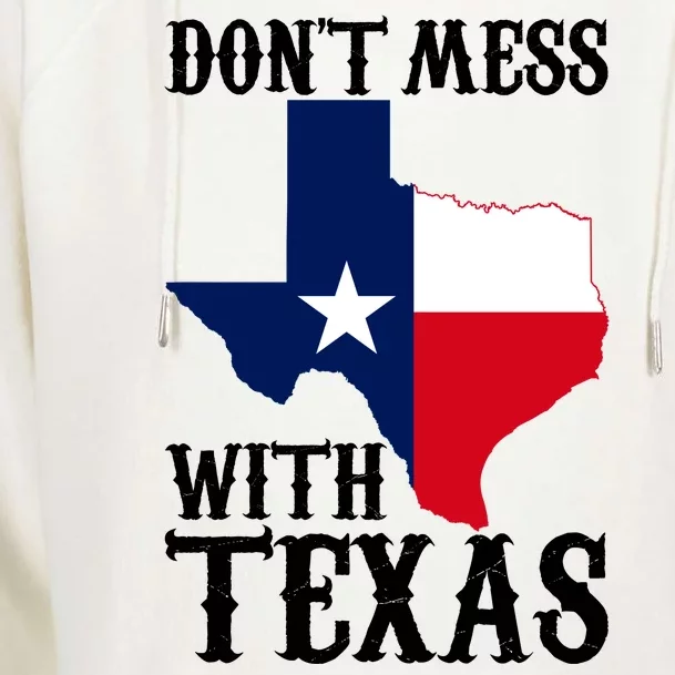 Don't Mess With Texas Womens Funnel Neck Pullover Hood