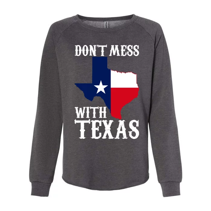 Don't Mess With Texas Womens California Wash Sweatshirt