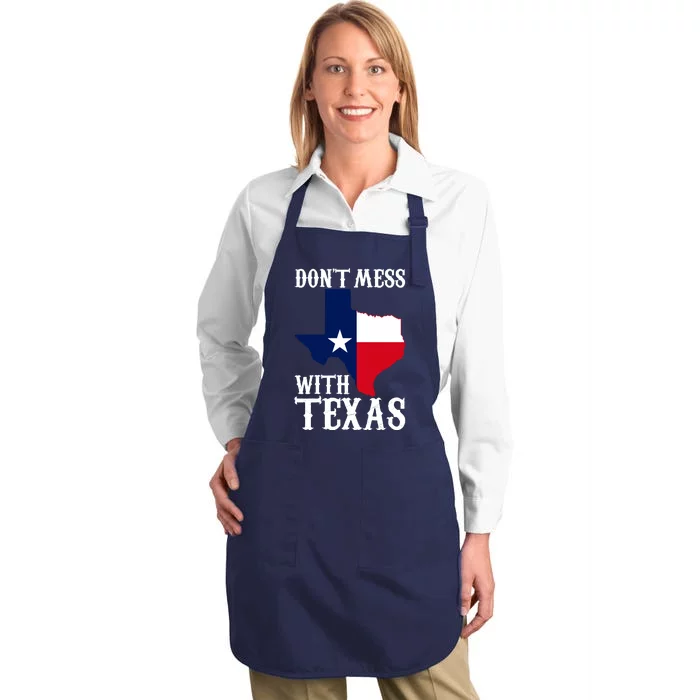 Don't Mess With Texas Full-Length Apron With Pocket