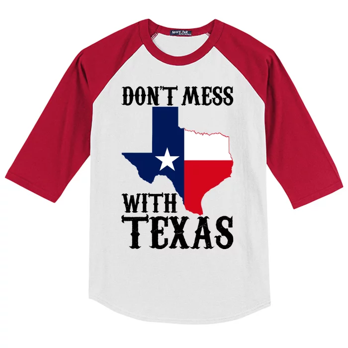 Don't Mess With Texas Kids Colorblock Raglan Jersey