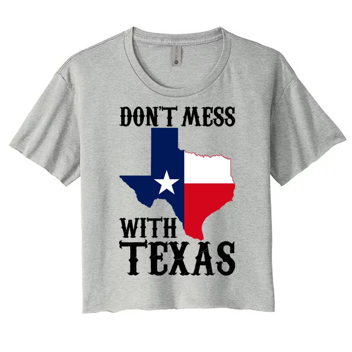 Don't Mess With Texas Women's Crop Top Tee