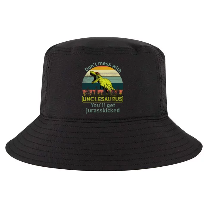 Don't Mess With Unclesaurus Cool Comfort Performance Bucket Hat