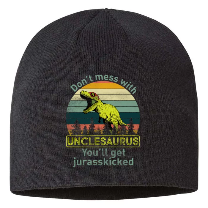 Don't Mess With Unclesaurus 8 1/2in Sustainable Knit Beanie