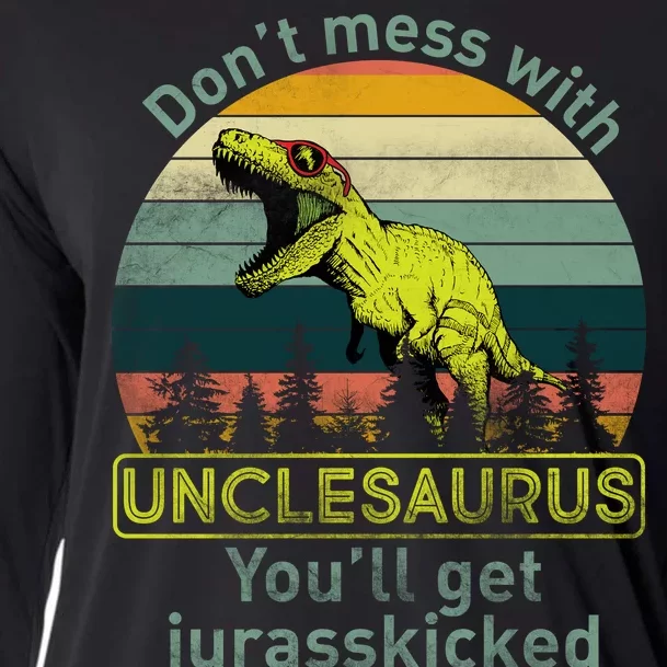 Don't Mess With Unclesaurus Cooling Performance Long Sleeve Crew