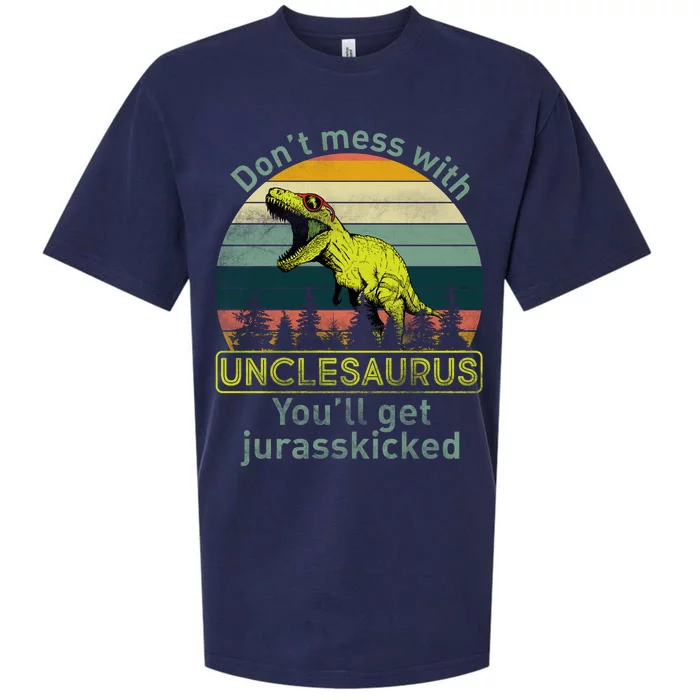 Don't Mess With Unclesaurus Sueded Cloud Jersey T-Shirt