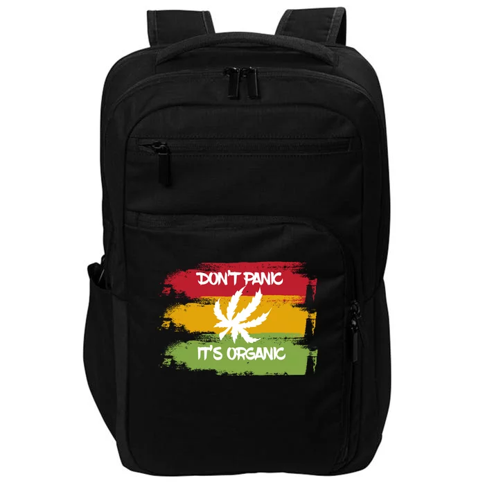 Don't Panic It's Organic Weed Impact Tech Backpack