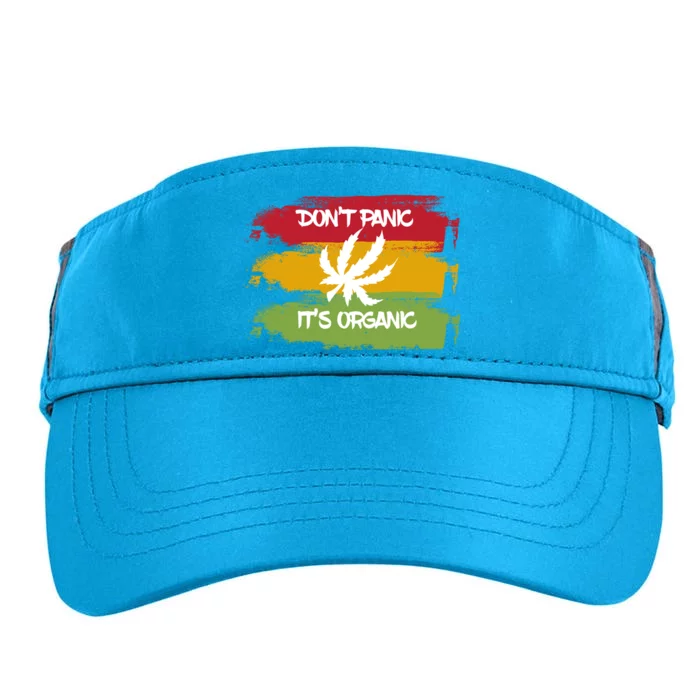 Don't Panic It's Organic Weed Adult Drive Performance Visor