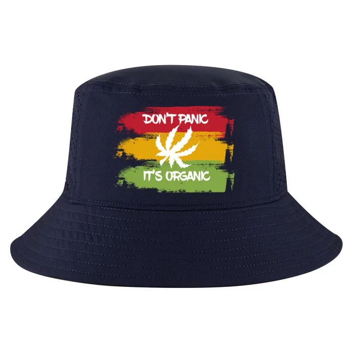 Don't Panic It's Organic Weed Cool Comfort Performance Bucket Hat