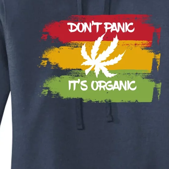 Don't Panic It's Organic Weed Women's Pullover Hoodie