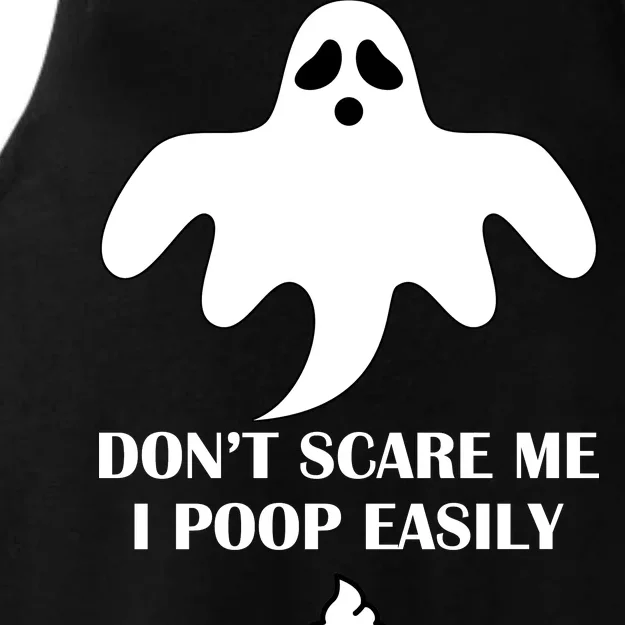 Don't Scare Me I Poop Easily Ladies Tri-Blend Wicking Tank