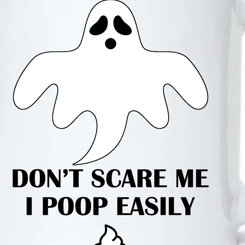 Don't Scare Me I Poop Easily Black Color Changing Mug