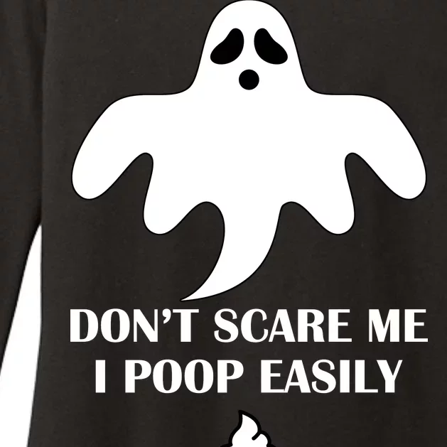 Don't Scare Me I Poop Easily Womens CVC Long Sleeve Shirt