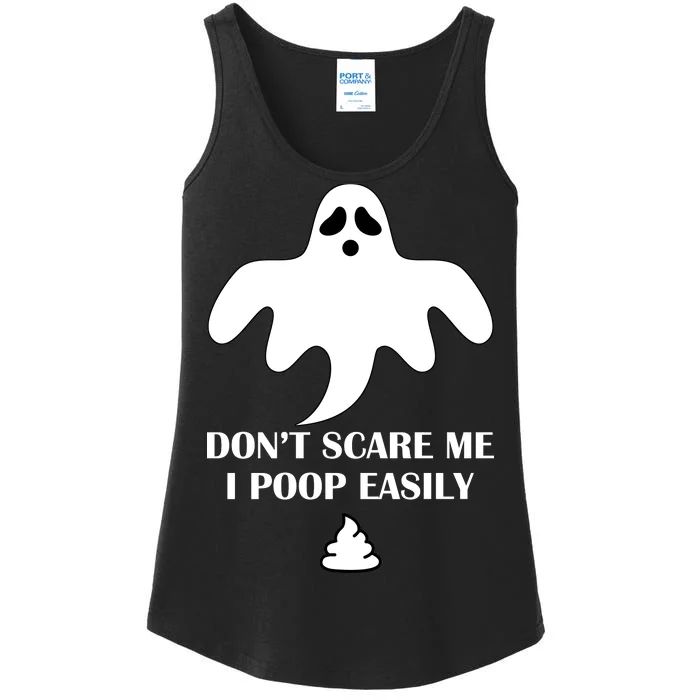 Don't Scare Me I Poop Easily Ladies Essential Tank