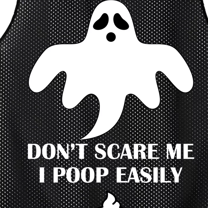 Don't Scare Me I Poop Easily Mesh Reversible Basketball Jersey Tank