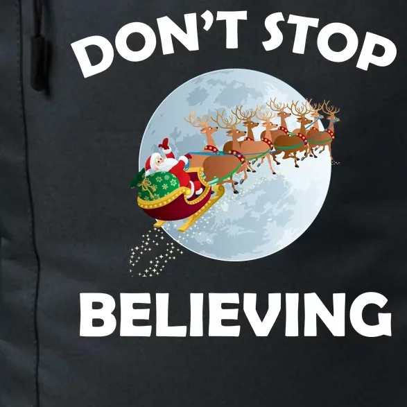 Don't Stop Believing In Santa Daily Commute Backpack