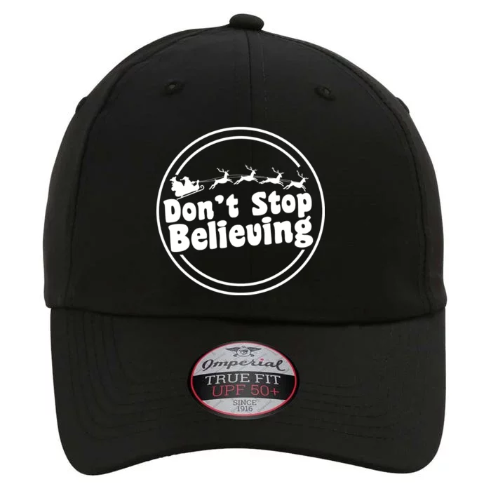 Don't Stop Believing Santa Sleigh Christmas The Original Performance Cap