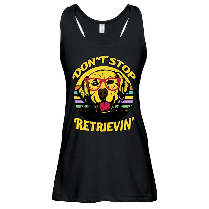 Don't Stop Retrievin' Ladies Essential Flowy Tank