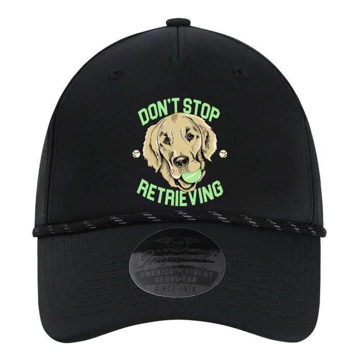 Don't Stop Retrieving Funny Golden Retriever Performance The Dyno Cap