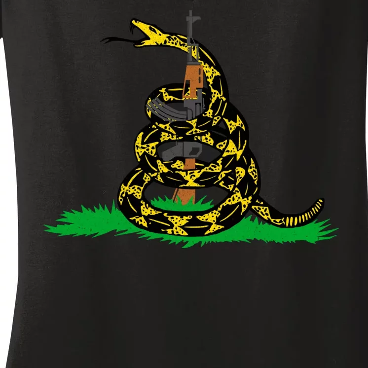 Don't Tread On Guns Women's V-Neck T-Shirt