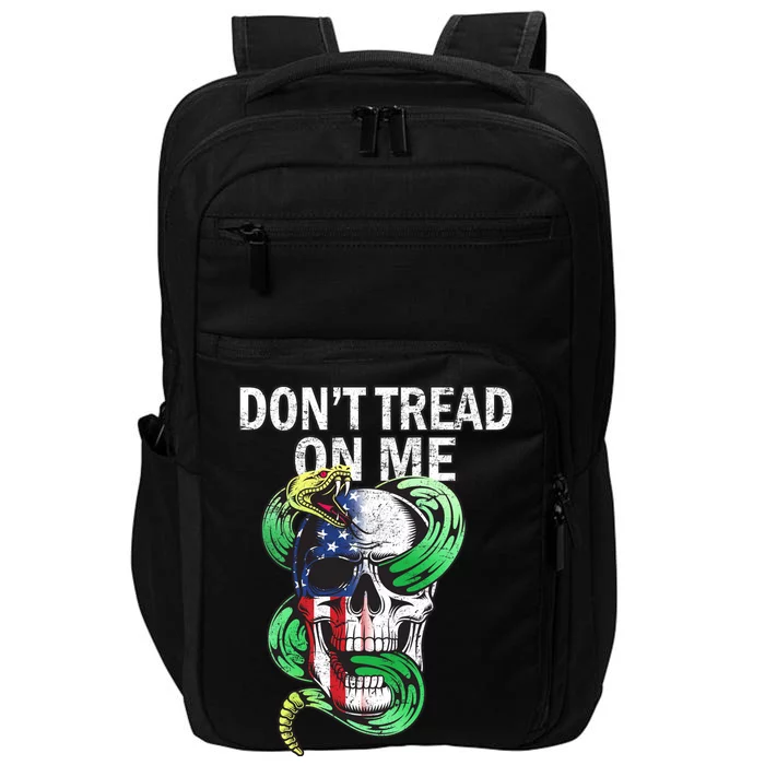 Don't Tread On Me American Snake Skull Impact Tech Backpack