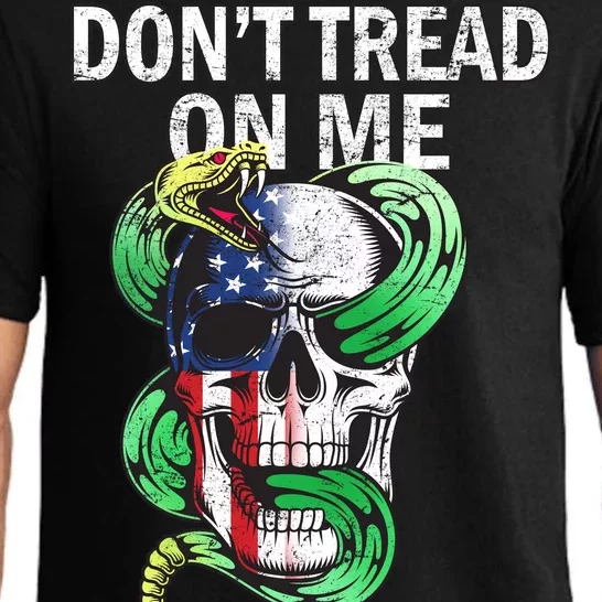 Don't Tread On Me American Snake Skull Pajama Set