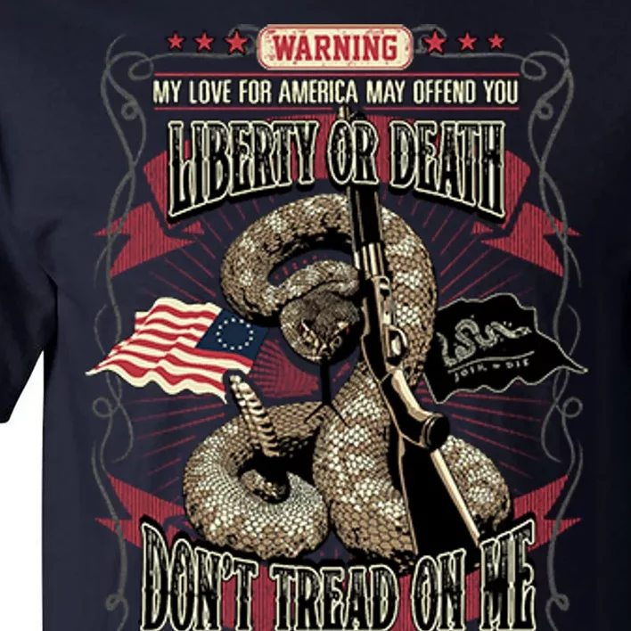 Don't Tread On Me Warning Tall T-Shirt