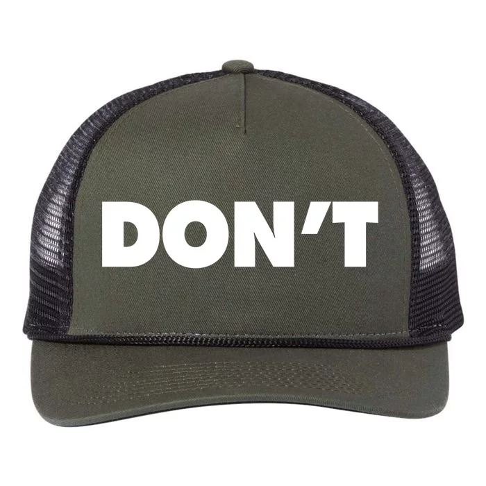 Don't Wild Aloof Rebel Schitt's Creek Retro Rope Trucker Hat Cap