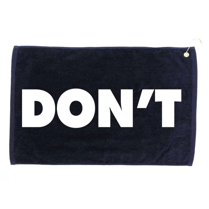 Don't Wild Aloof Rebel Schitt's Creek Grommeted Golf Towel