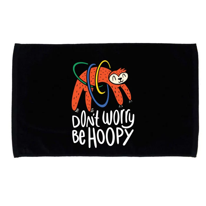 Don't Worry Be Hoopy Sloth Microfiber Hand Towel