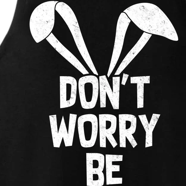 Don't Worry Be Hoppy Ladies Tri-Blend Wicking Tank