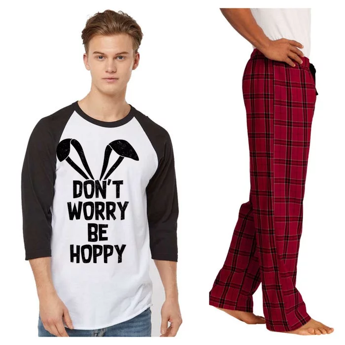 Don't Worry Be Hoppy Raglan Sleeve Pajama Set