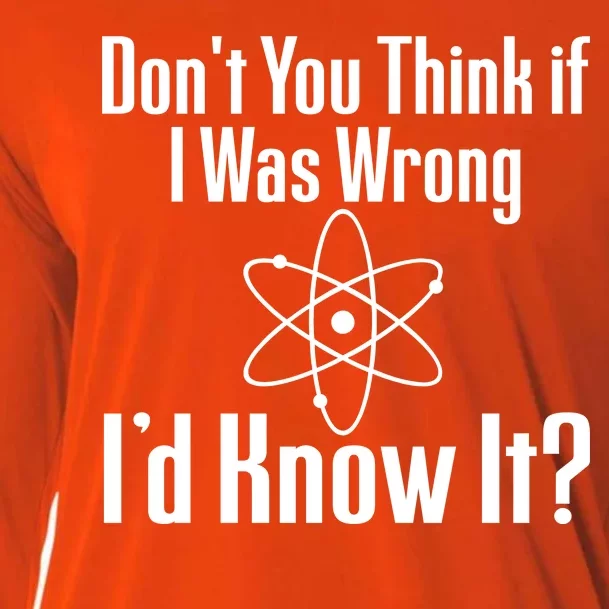 Don't You Think That If I Was Wrong I'd Know It? Cooling Performance Long Sleeve Crew