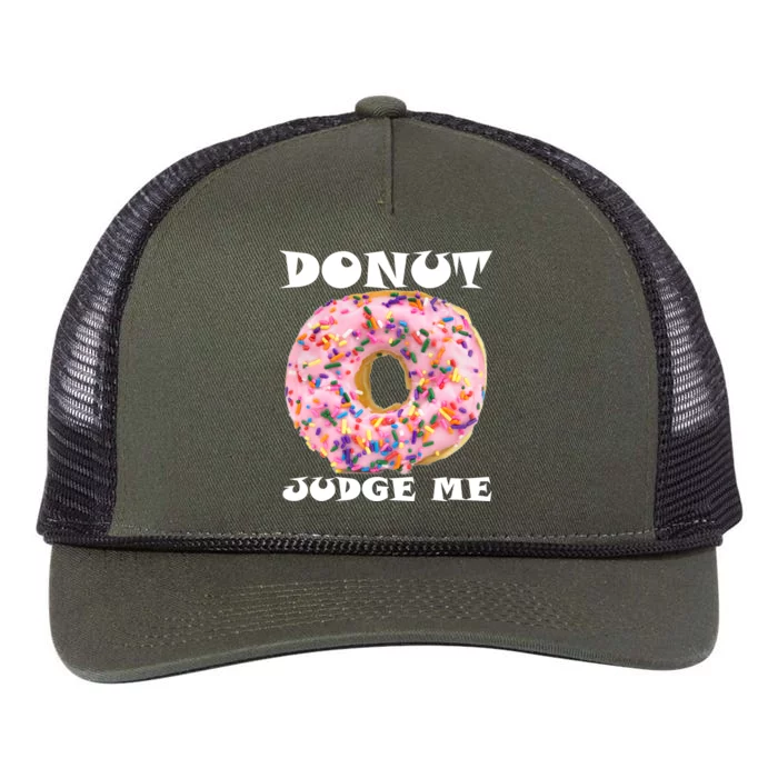 Donut Judge Me Retro Rope Trucker Hat Cap