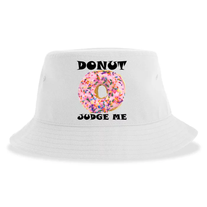 Donut Judge Me Sustainable Bucket Hat