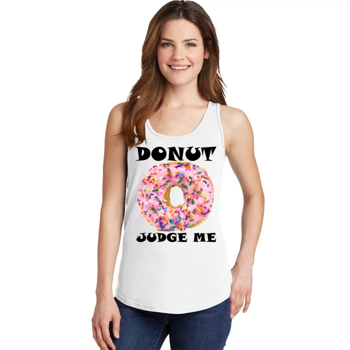 Donut Judge Me Ladies Essential Tank