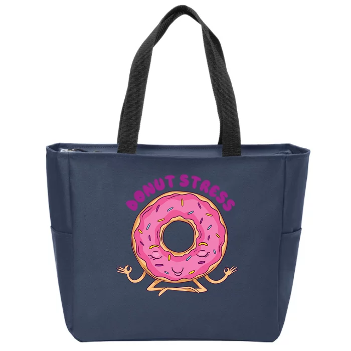 Donut Stress Zip Tote Bag