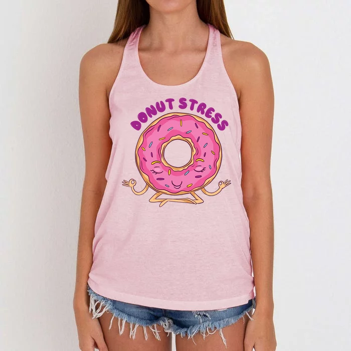 Donut Stress Women's Knotted Racerback Tank