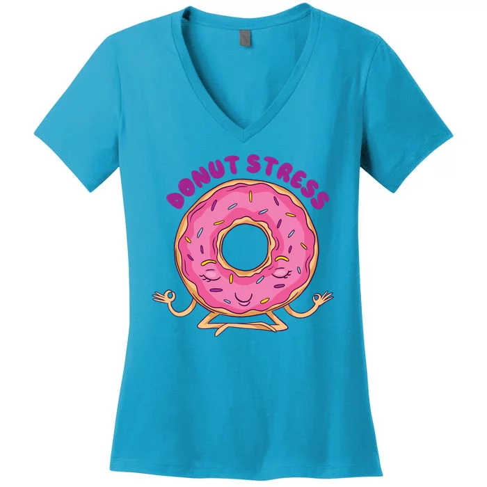 Donut Stress Women's V-Neck T-Shirt