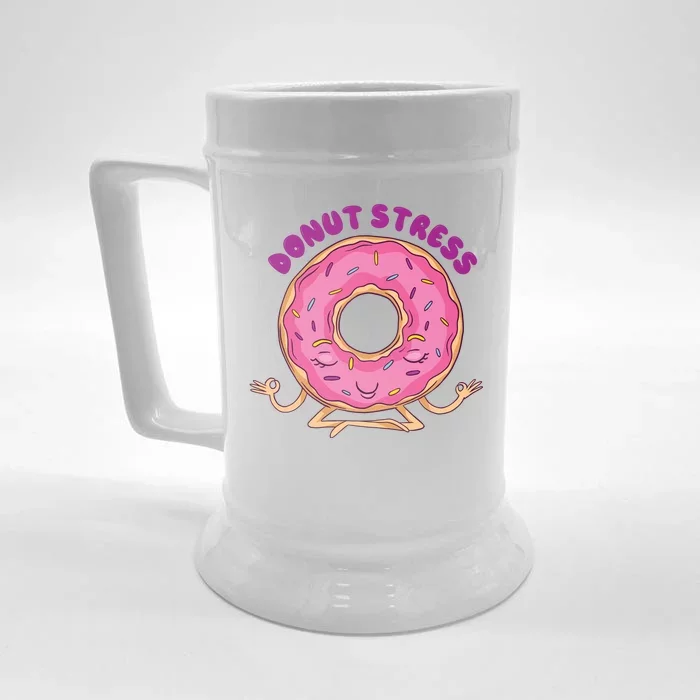 Donut Stress Front & Back Beer Stein