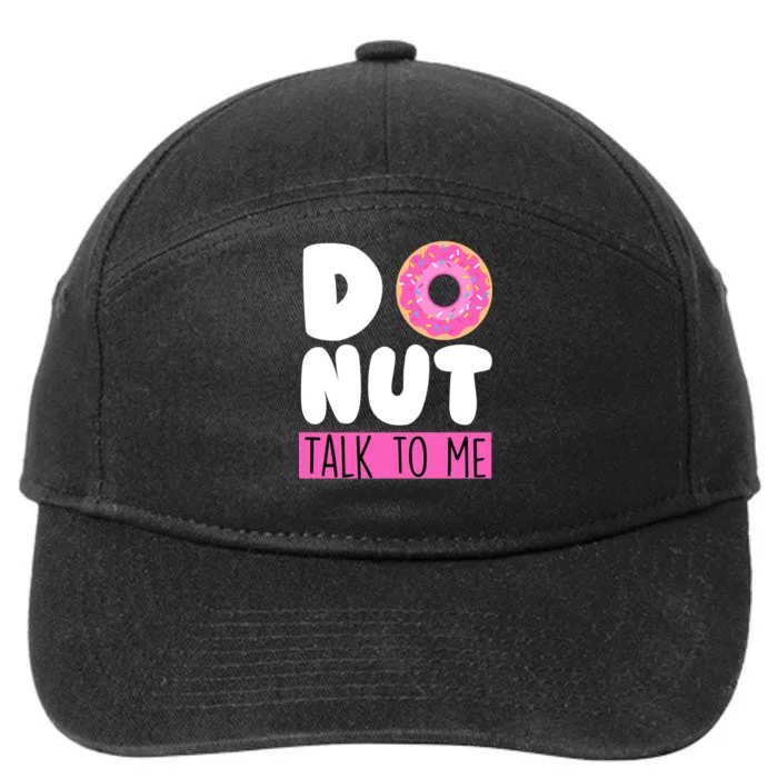 Donut Talk To Me 7-Panel Snapback Hat