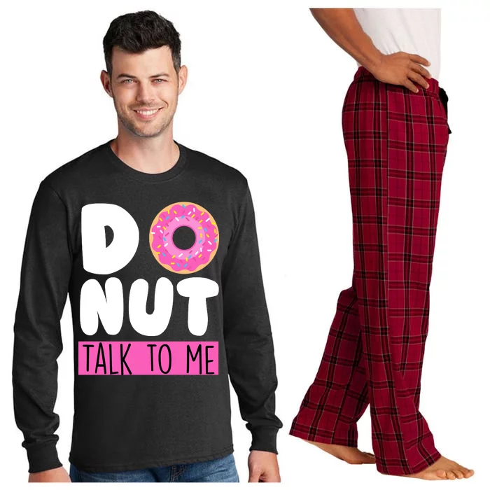 Donut Talk To Me Long Sleeve Pajama Set