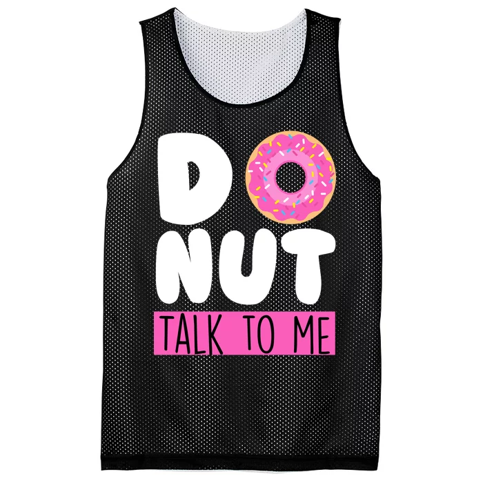 Donut Talk To Me Mesh Reversible Basketball Jersey Tank