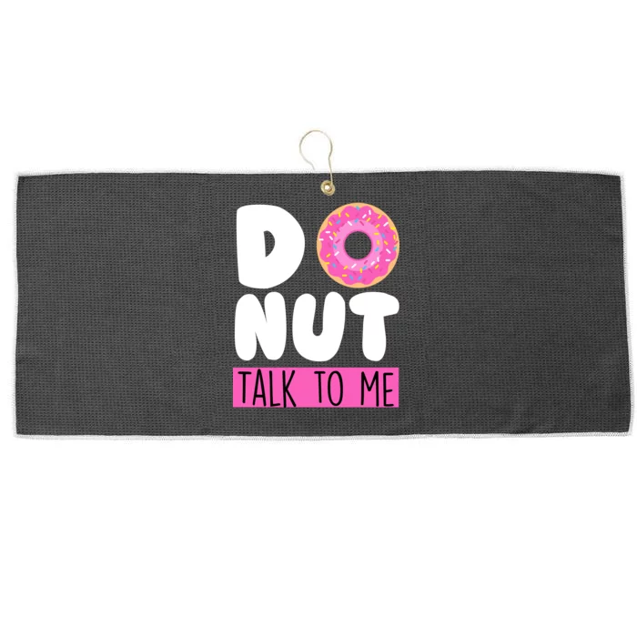 Donut Talk To Me Large Microfiber Waffle Golf Towel