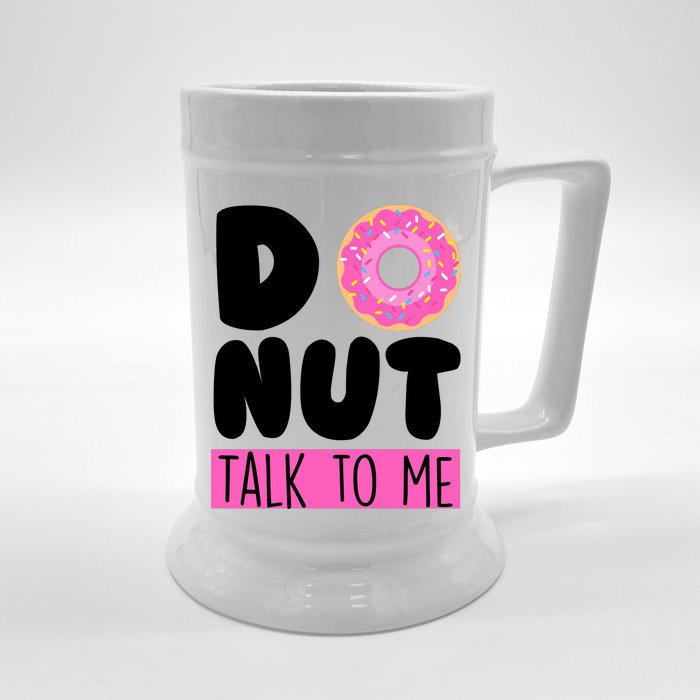 Donut Talk To Me Front & Back Beer Stein