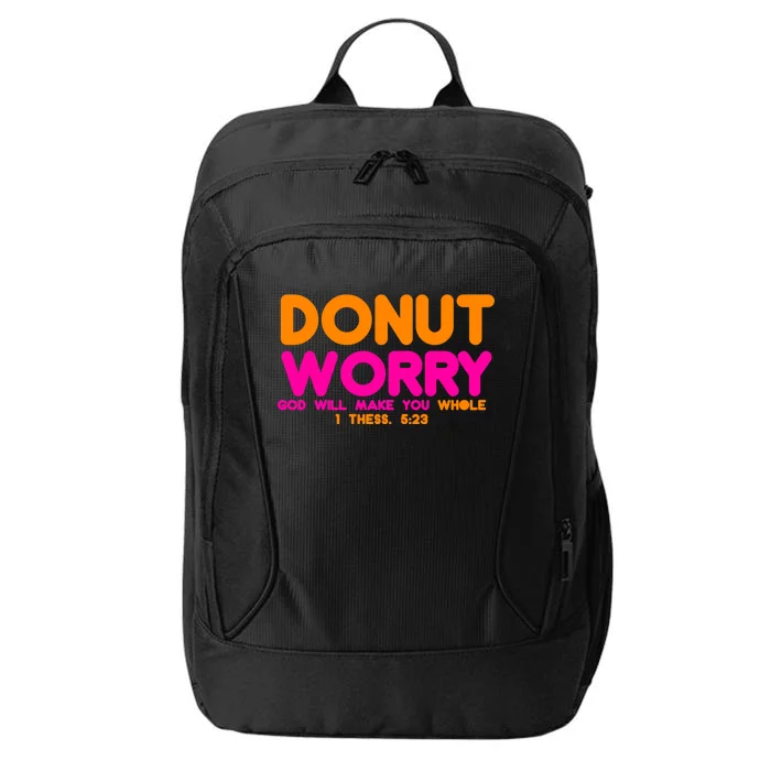 Donut Worry City Backpack